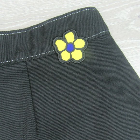 VANS Brighton Womens Denim Black Mini Skirt Size L - Picture 8 of 11